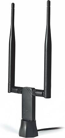 Panda Wireless PAU0D AC1200 Wireless AC USB Adapter w/Dual Antennas - Windows 7/8/10/11/2019/2022, Zorin, MXLinux, Mint, Ubuntu, Fedora, openSUSE, Rocky, Kali Linux and Raspbian