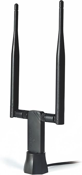 Panda Wireless PAU0D AC1200 Wireless AC USB Adapter w/Dual Antennas - Windows 7/8/10/11/2019/2022, Zorin, MXLinux, Mint, Ubuntu, Fedora, openSUSE, Rocky, Kali Linux and Raspbian