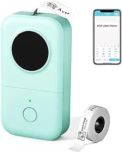 Phomemo D30 Small Bluetooth Mini Label Maker Machine with Tape for School - Image 1