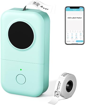 Phomemo D30 Small Bluetooth Mini Label Maker Machine with Tape for School - Image 3