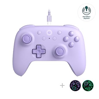 8Bitdo Ultimate 2C Wired Controller for Windows PC and Android - Purple