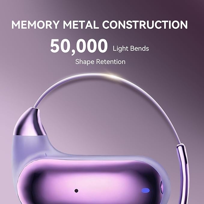 Over Open Ear Earbuds Wireless Bluetooth Open Ear Headphones Air Conduction Earbuds that Don't go in Your Ear with Over-Ear Hooks Running Headphones