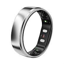 RingConn Gen 2 Air Ultra-Thin Smart Ring(Size 10, Galaxy Sliver) - Image 1
