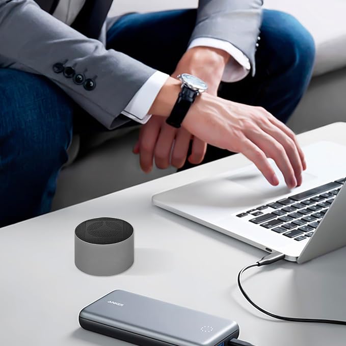 Small Speaker, Bluetooth Speaker with 360°HD Stereo Sound and Robust Bass, Mini Speakers with Hands-Free Call, IP67 Waterproof, Portable Speakers for Shower, Room, Car, Trip, Ideal Gift for Men, Women