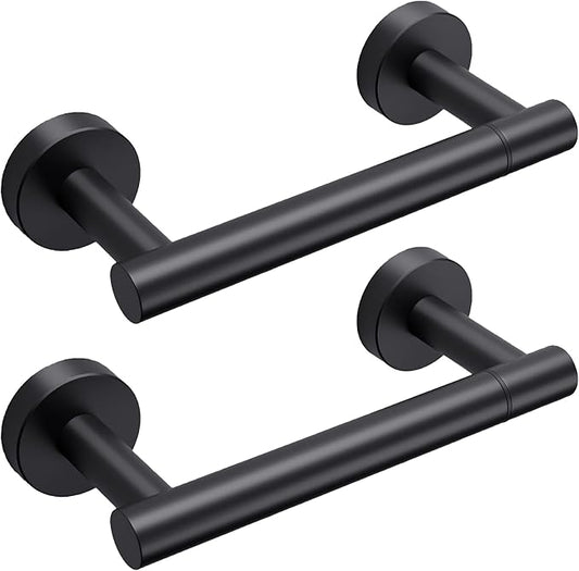 Day Moon™ (2 Pack) Matte Black Toilet Paper Holder - Black Toilet Paper Holder Wall Mount