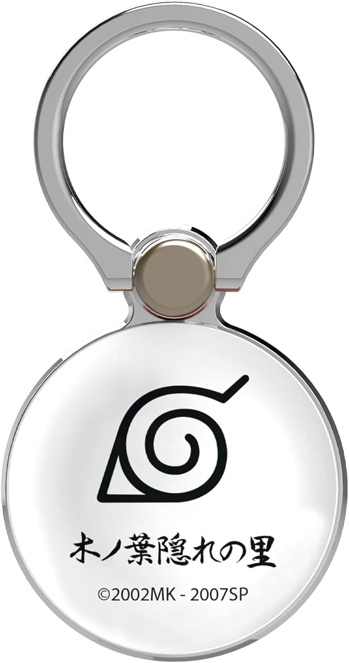 iFace Naruto Shippuden Anime Licensed Collection Universal Smartphone Ring Holder Kickstand Accessory ??Stick On Phone Stand/Hand Gripper Compatible with iPhone, Samsung Galaxy, etc. - Konoha Symbol