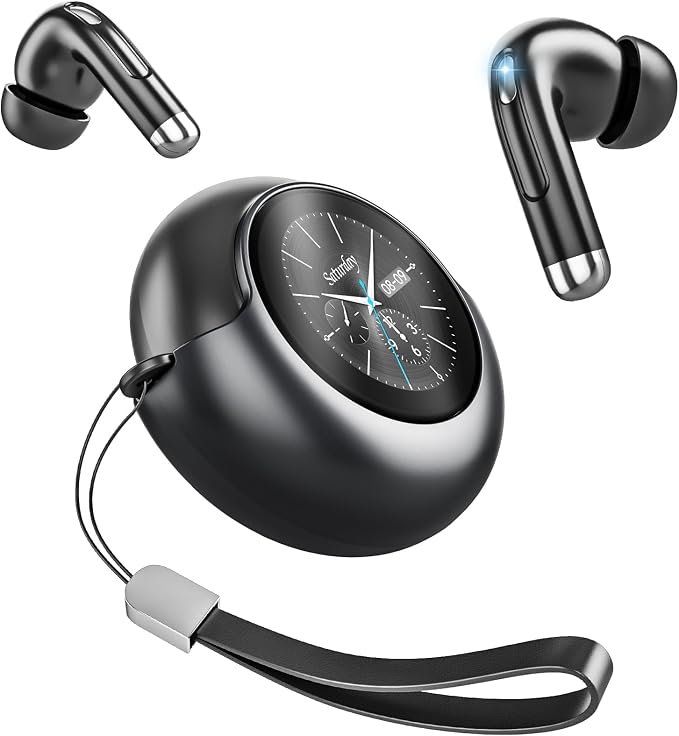 Wireless Earbuds with Smart Touch Screen Noise Cancelling Ear buds JIU