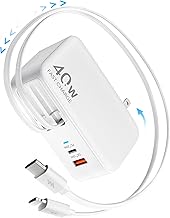 4-in-1 Retractable USB C Wall Charger,40W Fast Charging for Multi-Device - Image 1