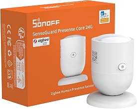 SONOFF SNZB-06P24 Zigbee Presence Sensor, 24GHz mmWave & Light Sensor, Zone Positioning, Self-Learning Calibration, Ceiling Mount, Works with Home Assistant, Alexa, SmartThings, Hub Required - Image 1