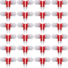 CN-Outlet Wholesale Bulk Eearbuds Headphones 100 Pack for Kids,Classroom,Labs,Students and Adults (Red) - Image 1