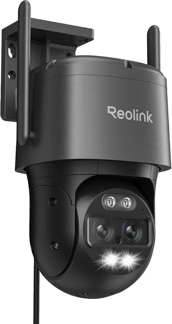 REOLINK 4K Wired WiFi Outdoor Camera, 8MP Dual-Lens PTZ Security Camera