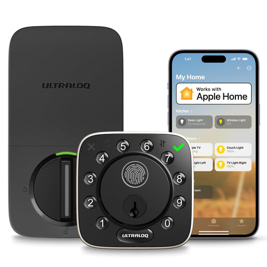 ULTRALOQ Bolt Fingerprint WiFi Smart Lock with Senso - Image 1