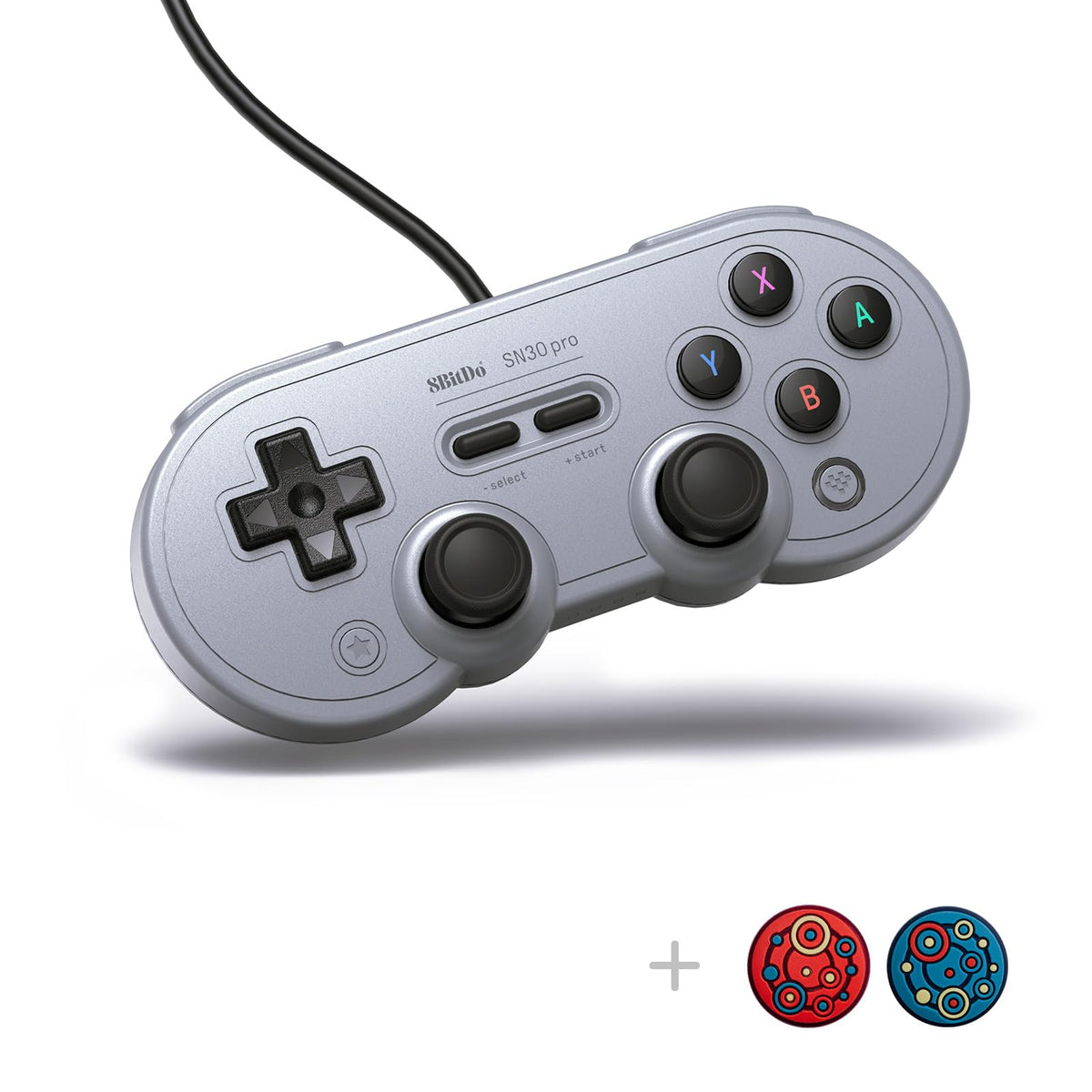 8Bitdo SN30 Pro Retro Classic GamePad USB Wired Controller - Gray
