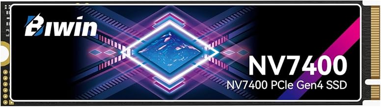 BIWIN Black Opal NV7400 4TB SSD Gen4x4, Read Speed up to 7450MB/s, NVMe M.2 2280 PCIe 4.0 Internal PC Solid State Drive for Laptop/Desktop/PS5 - Image 1