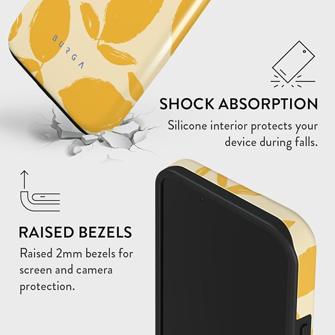 BURGA Phone Case for iPhone 14 - Cute, Trendy, Aesthetic, Pattern Phone Cover, Hard Shell Protection - fits Apple iPhone 14 Case for Women and Men