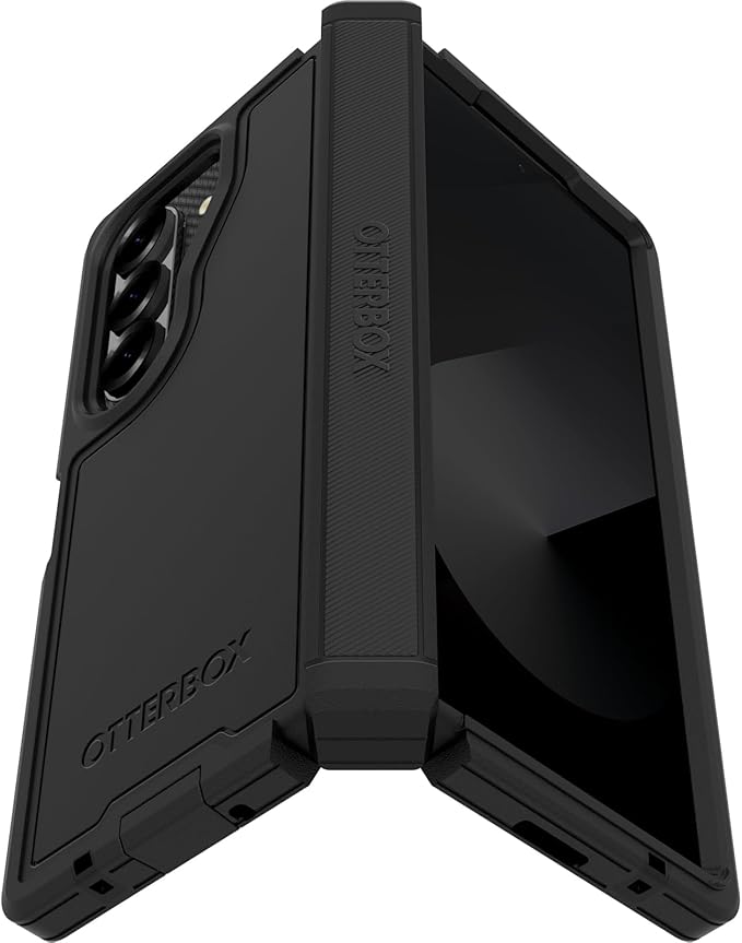 OtterBox Galaxy Z Fold6 Defender Series XT Case - Black, screenless, Rugged Hinge Protection, Lanyard Attachment, PowerShare and Wireless Charging Compatible