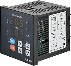 TC3-401T PID Temperature Controller Timer Thermometer Relay K-Type 400℃ AC100~220V(TC3-701T) - Image 1
