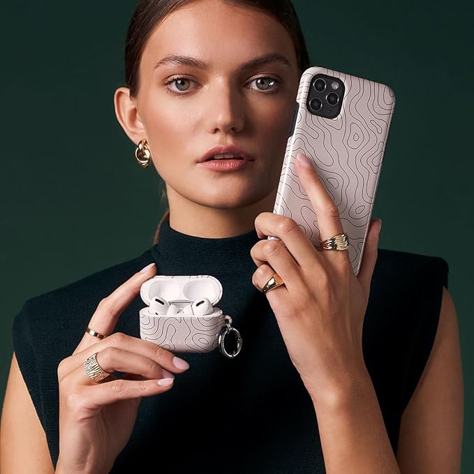 BURGA Phone Case for iPhone 15 - Cute, Trendy, Aesthetic, Pattern Phone Cover, Hard Shell Protection - fits Apple iPhone 15 Case for Women and Men