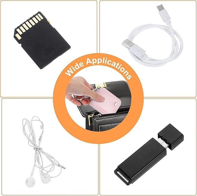 Earbud Case, Headphone Storage Case for AirPods 4/1/2/3/Pro 2, PU Leather Zipper Carrying Pouch Earbuds Bag with Keychain for Wireless Earphones, Wired Headphone & USB Cable - EJB 1 PCS Pink