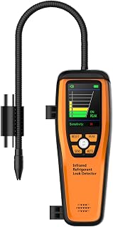Elitech HVAC Refrigerant Leak Detector 10 Yrs Infrared Sensor Life, Halogen Freon Sniffer, Air Conditioning Detection, Automotive Gas Finder, ILD-200