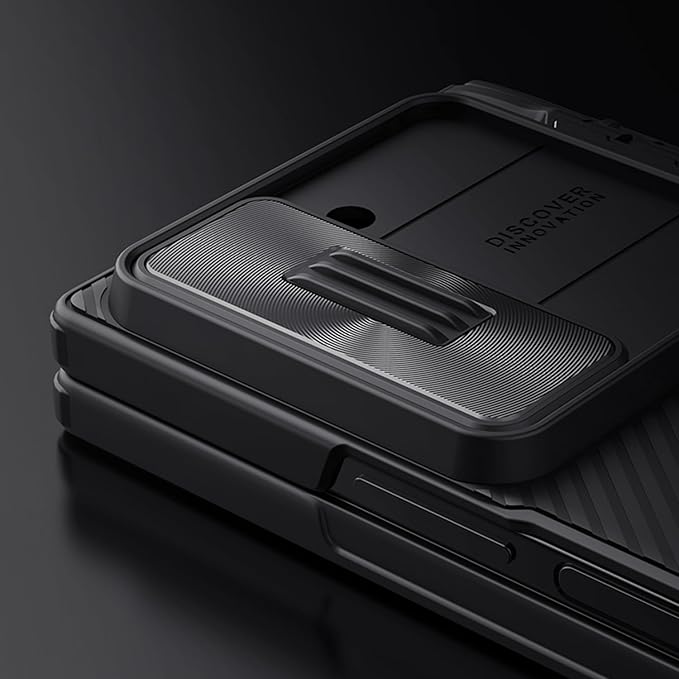 SaharaCase Raider Series Full-Body Case for Samsung Galaxy Z Fold6 - Anti-Slip Grip, Metal Camera Lens Frame, Four-Cornered Insulation Design, Wireless Charging Compatible (Scorpion Black)