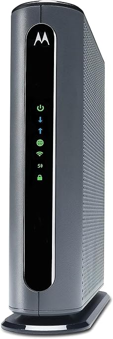 Motorola MG7700 Modem with Built in WiFi | Approved for Comcast Xfinity, Cox, Spectrum | for Plans Up to 800 Mbps | DOCSIS 3.0 + Gig WiFi Router (Renewed)