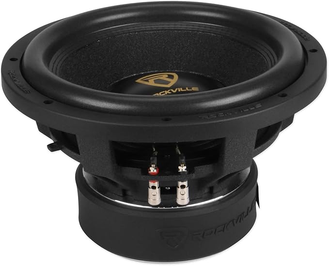 Rockville W12K9D4 V3 12" K9 Series Car Subwoofer, 4000W Peak/1000W RMS, Dual 4-Ohm, Ultra-Stiff Cone, Double-Stacked Magnet, for Car Audio Bass Systems