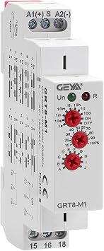 16A Multifunction Time Relay with 10 Function Choices AC/DC12V-240V Relay(GRT8-M1,AC/DC12V-240V)