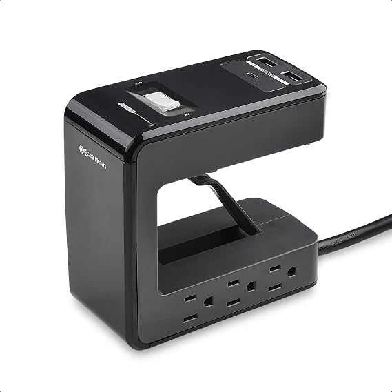 [UL Listed] Cable Matters 6-Outlet Desk Mount Power Strip, 8ft