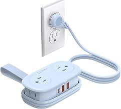 ORICO Travel Power Strip PD20W with 4 AC Outlets 3 USB Ports (1 USB-C) - Image 1