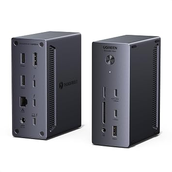 UGREEN 13-in-1 Thunderbolt 4 Docking Station, Dual 4K@60Hz, 3xTBT4, 40Gbps