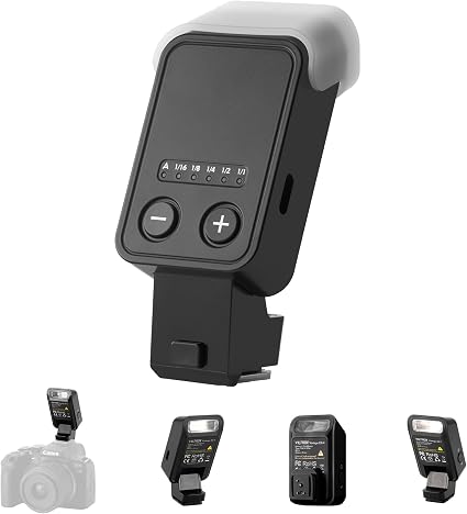 VILTROX Vintage Z2 Mini TTL On-Camera Flash for Canon, GN6 Hot Shoe Speedlite, 5-Step Manual Power Control, 700 Full-Power Flashes 10Ws, Detachable Softbox（Black）