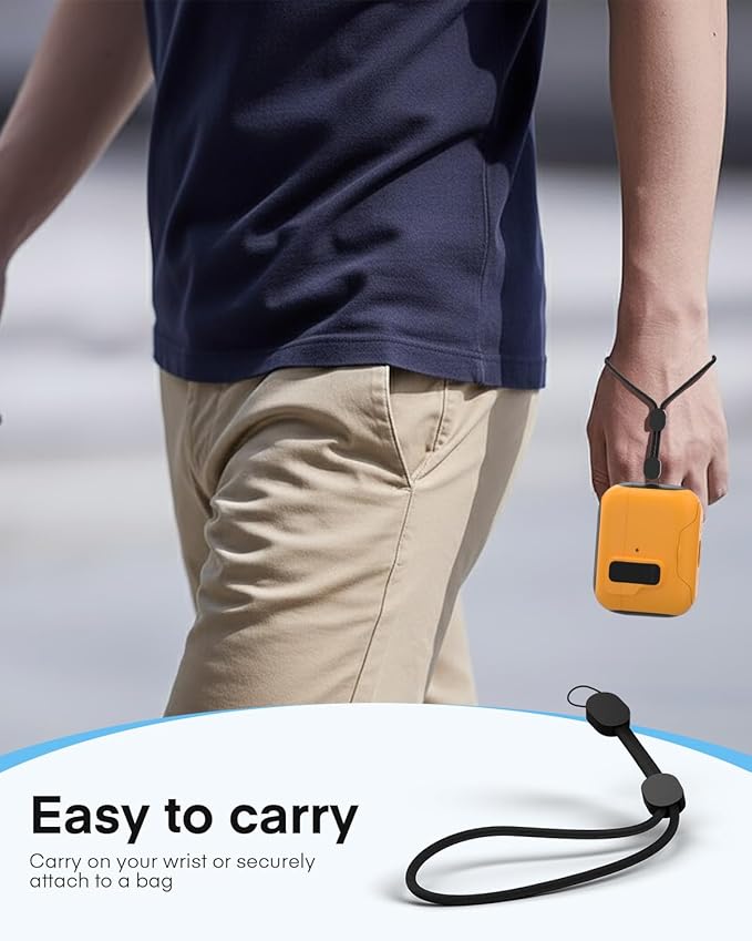 Maxjoy for AirPods Pro 3 Protective Case with Cleaning Kit, Military Hard Case with Lock Shock-Absorbing, Yellow