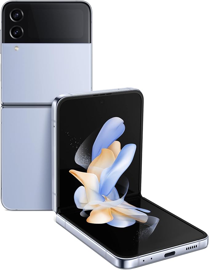 Samsung Galaxy Z Flip 4 5G, US Version, 256GB, Blue - AT&T (Renewed)