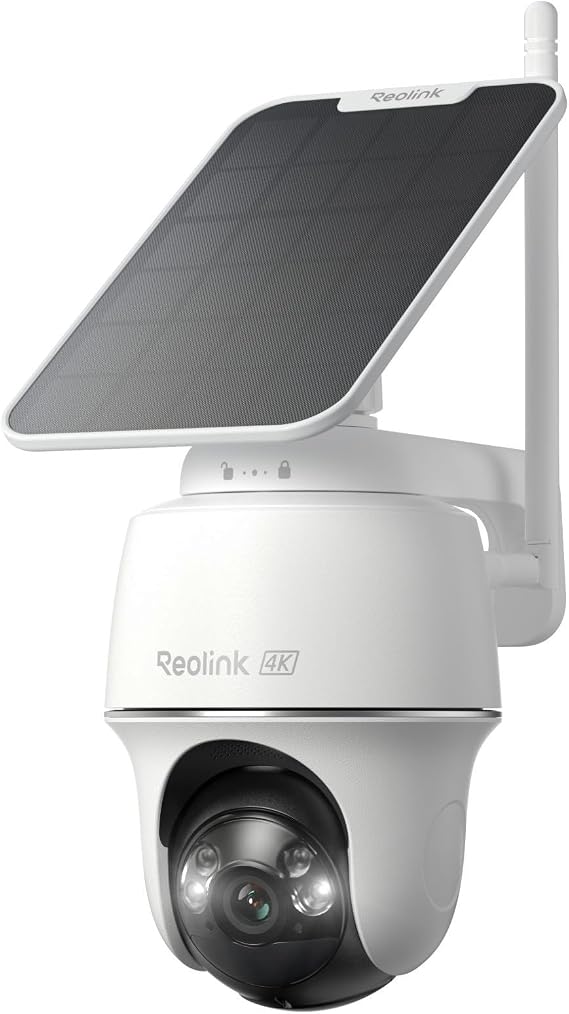 REOLINK Argus PT Ultra First 4K Solar Security Cameras Wireless Outdoor
