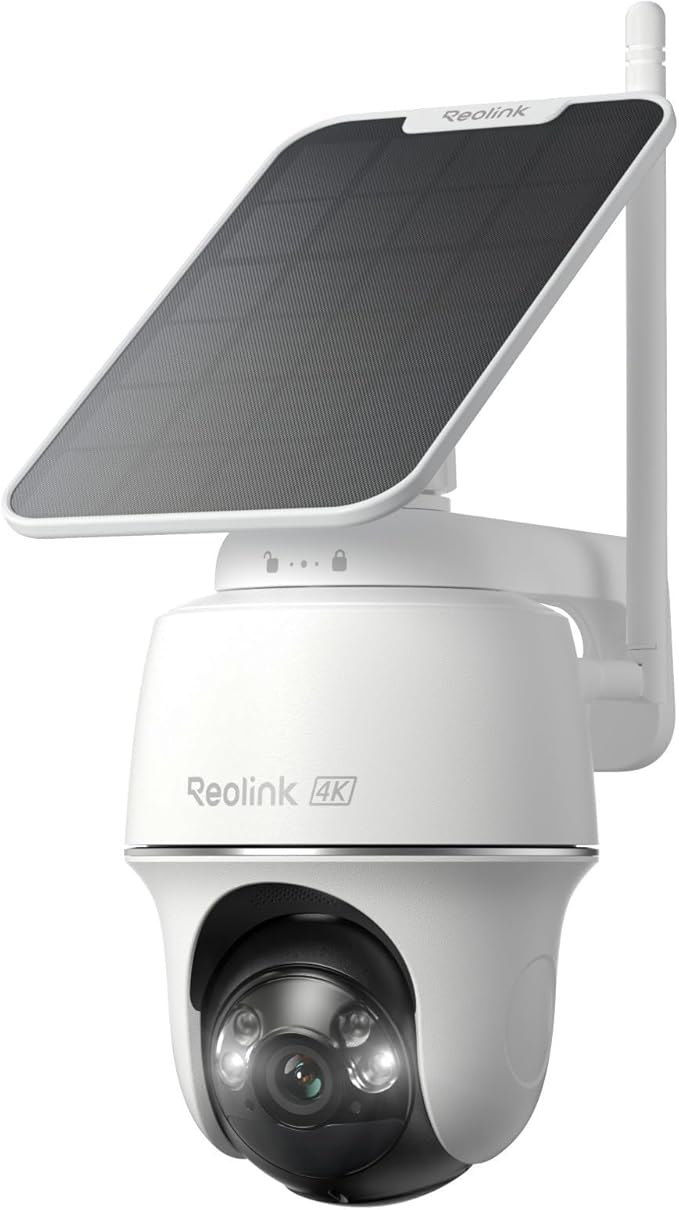 REOLINK Argus PT Ultra First 4K Solar Security Cameras Wireless Outdoor