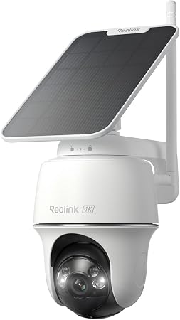REOLINK Argus PT Ultra First 4K Solar Security Cameras Wireless Outdoor