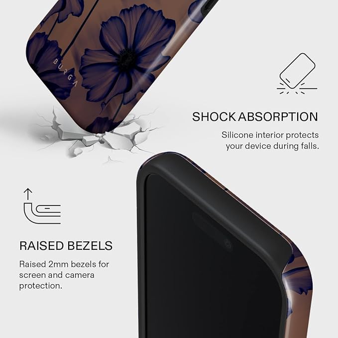 BURGA Phone Case for iPhone 17 - Cute, Trendy, Aesthetic, Pattern Phone Cover, Hard Shell Protection - fits Apple iPhone 17 Case for Women and Men