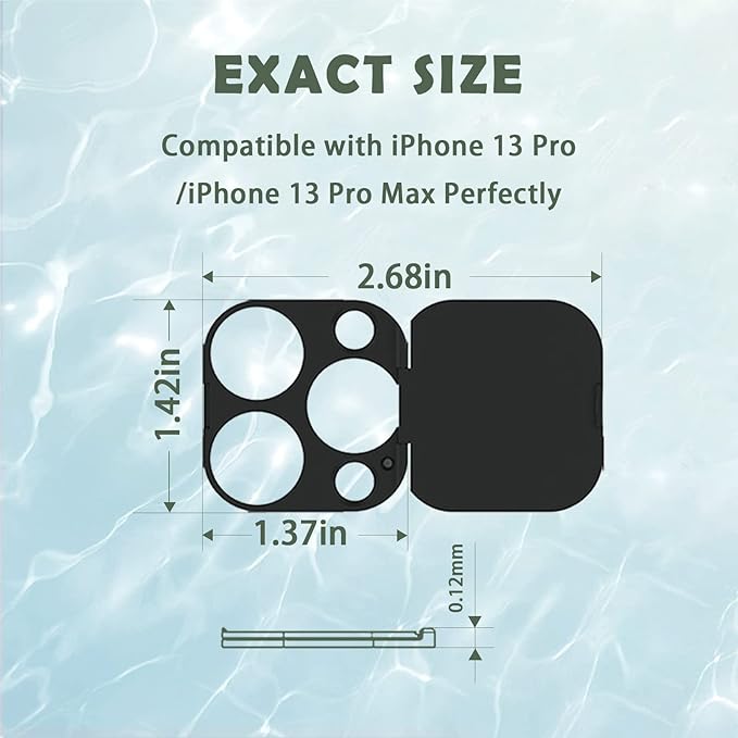 Camera Cover,Webcam Cover Compatible for Phone 13Pro, Phone 13 Pro Max,Protect Your Privacy and Security