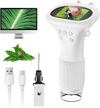 Microscope for Kids, SKYBASIC 2" IPS Screen 1000X Handheld Digital Microscopes HD Pocket Portable Mini USB Microscope Camera, PC Compatible, Science Edu Fun Birthday Gifts Toys for Children Students - Image 1