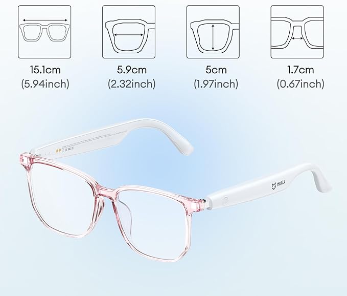 AI Smart Glasses with Photochromic Lenses & 144 Language Translation, Bluetooth 6.0 Polarized Sunglasses, UV Protection Bluetooth Glasses for Men & Women, Outdoor Travel Work
