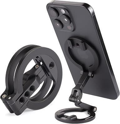 Dual‑Sided Magnetic Phone Holder for iPhone 12‑17, Vlog & Live Broadcast
