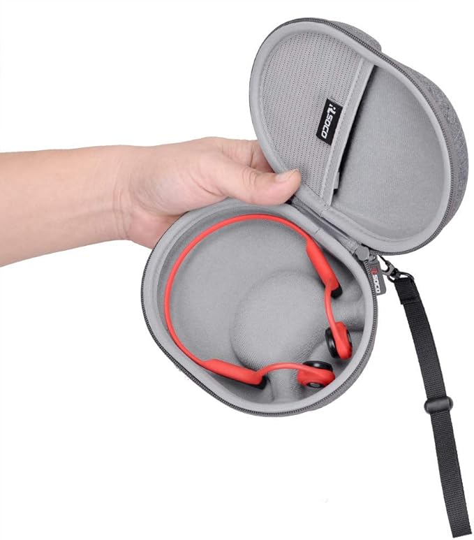 RLSOCO Hard Case for SHOKZ New OpenRun Pro 2/OpenRun/OpenMove/OpenSwim Pro Open-Ear Bone Conduction Sport Headphones (Case Only)