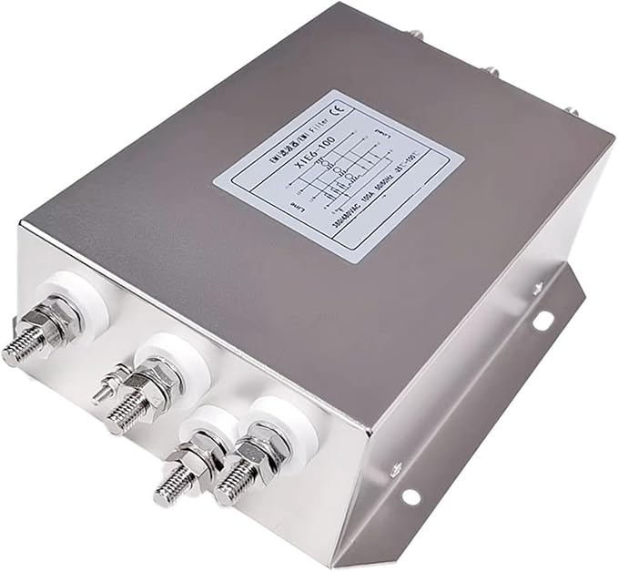 XIE6-100 3Phase 4 Line 380V 440V 100A High Current Power System EMI Filter