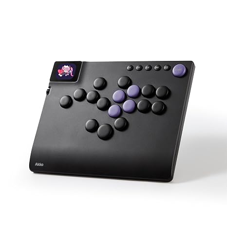 Akko FUNBOX Leverless Arcade Controller Hall Effect Hot Swap Fight Pad Multi‑Platform Compatible for Competitive Fighting Games