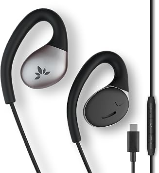 Avantree Resolve – USB-C Wired Open-Ear Earbuds w/Mic & Over-Ear Hook