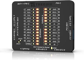 Treedix USB Cable Tester for Lightning, Type-C,USB-A,Micro-B 2.0/3.0,Mini-B - Image 1