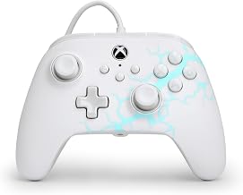 PowerA Advantage Wired Controller for Xbox Series X|S - Arctic Ice, gamepad, hall effect thumbsticks, gaming controller, USB-C, Works with Xbox One, Officially Licensed
