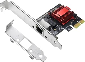 2.5GB PCIe Network Card, 2.5G NIC with RTL8125B Chip, 2.5GBase-T Internal Computer Networking Card, 2500/1000/100Mbps Ethernet Adapter, RJ45 LAN Controller Supports Windows 7/8/10/11/Linux/MAC - Image 1