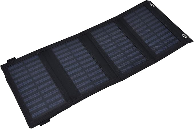 Plplaaoo 20W Folding Solar Panel – Portable Solar Charger for Camping and Hiking with USB Output, Lightweight Solar Panel for Phone & USB Devices, 2A Fast Charge, for Outdoor Travel & Emergency Use